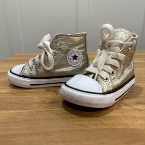 Converse Toddler Chuck Taylor All Star Metallic High Tops